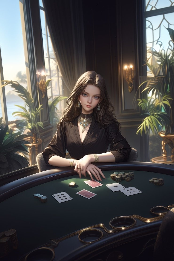 Meja Live Blackjack di tkp188 menampilkan dealer, kartu, dan antarmuka pemain dengan streaming HD